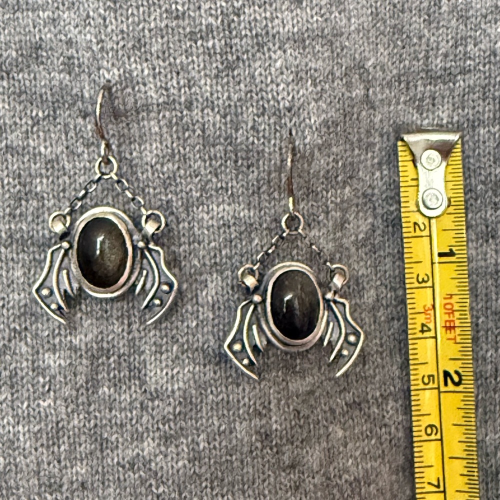 Acid Queen Winged Prophetess Earrings - Picture 7 of 9